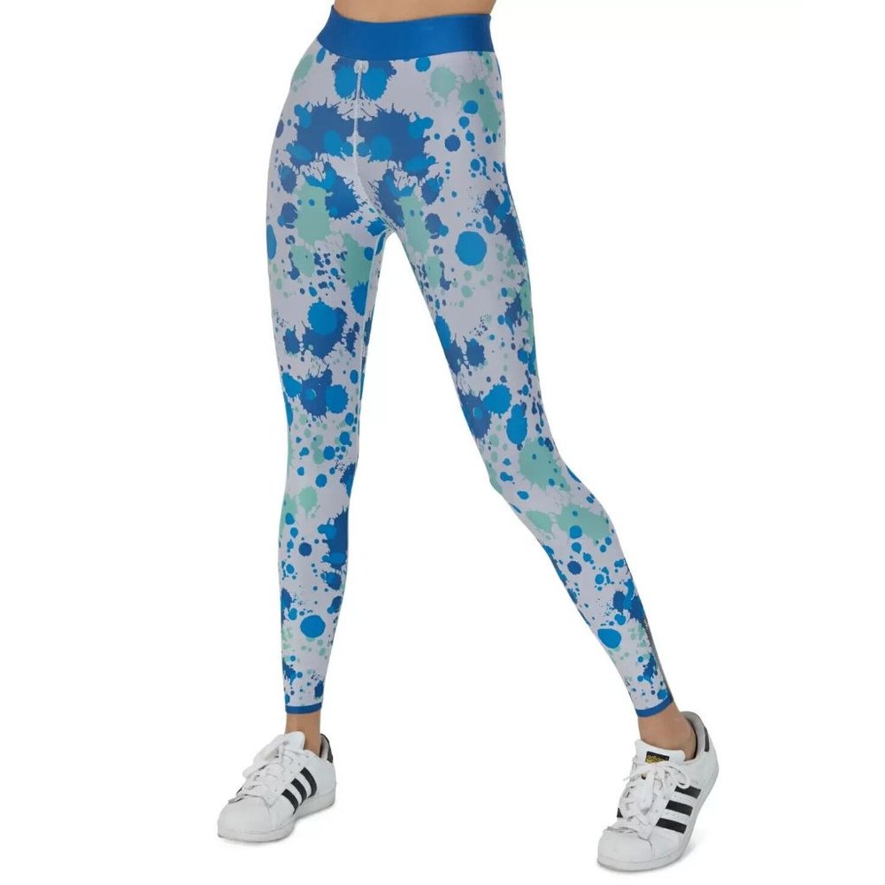 Cor by Ultracor Women's Splash Leggings Blue Size XL MSRP $118